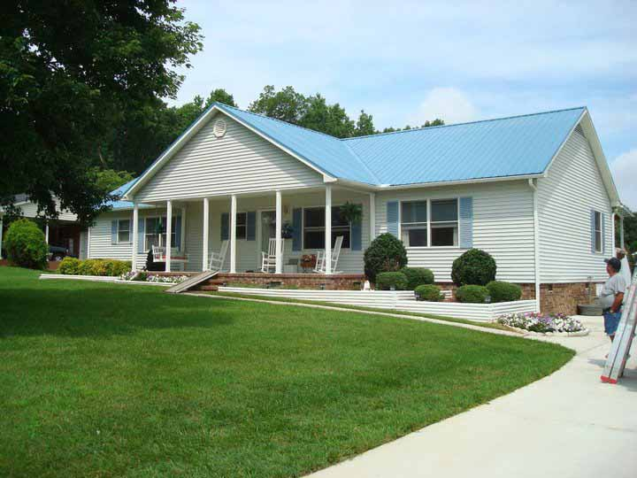 Metal roof for modern homes