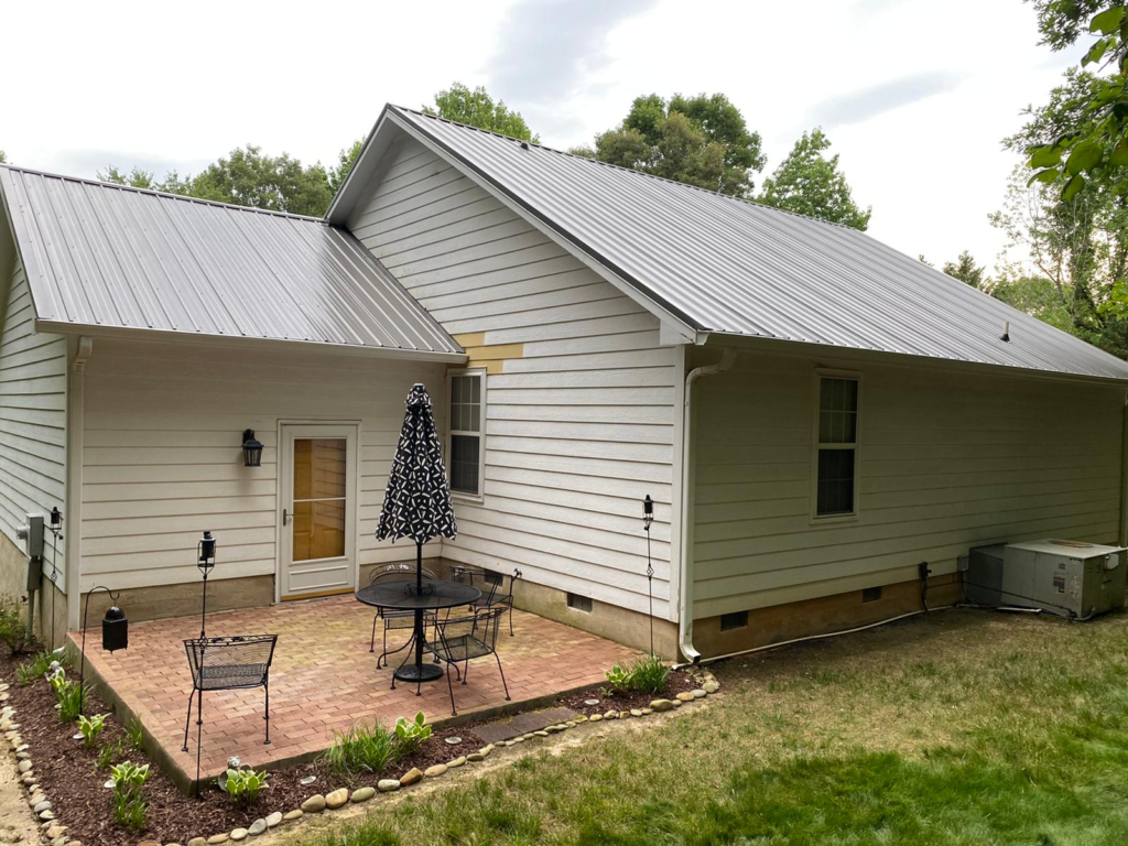 White Metal Roofing