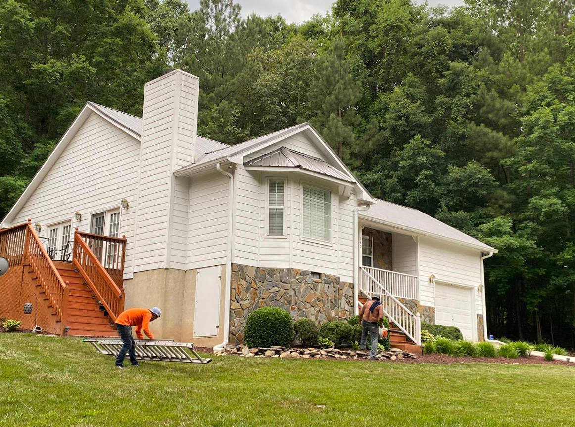 Grey metal roof in Asheboro, NC